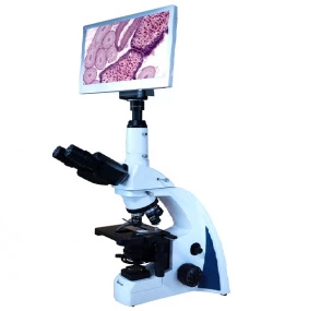 Тринокулярный цифровой биологический микроскоп с ЖК-дисплеем BLM1-240 фото