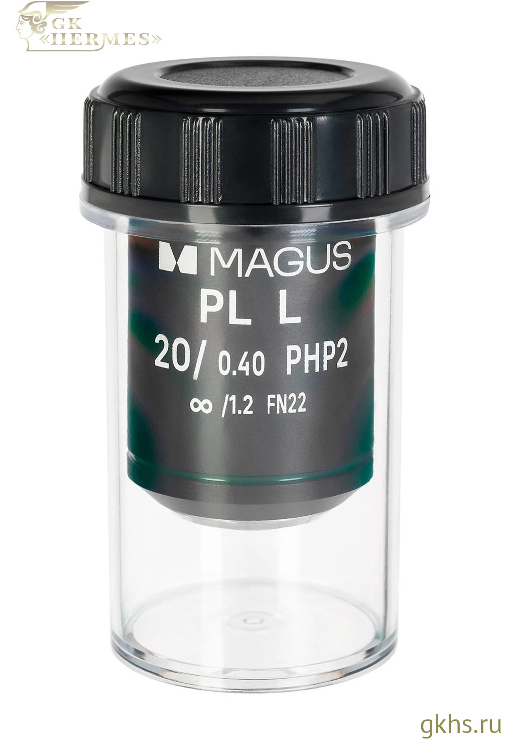 Объектив MAGUS 20HP 20х/0,40 Plan L фазовый PHP2 ∞/1,2 WD 8,0 мм фото