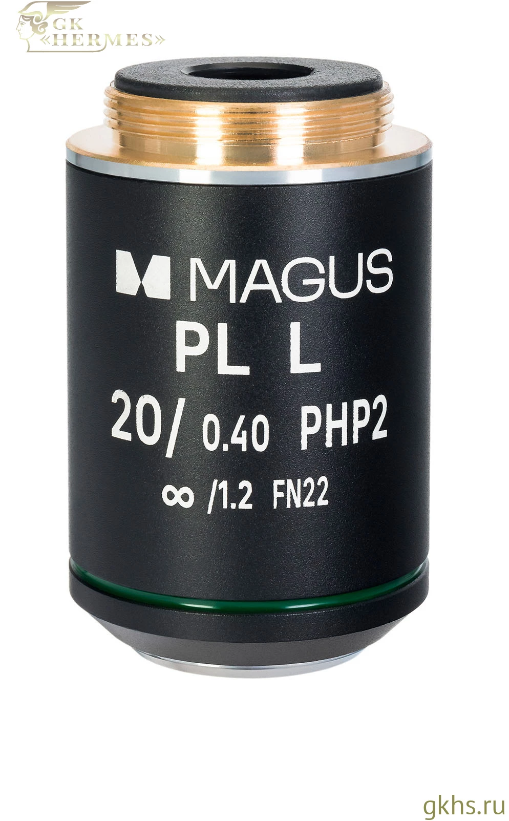 Объектив MAGUS 20HP 20х/0,40 Plan L фазовый PHP2 ∞/1,2 WD 8,0 мм фото