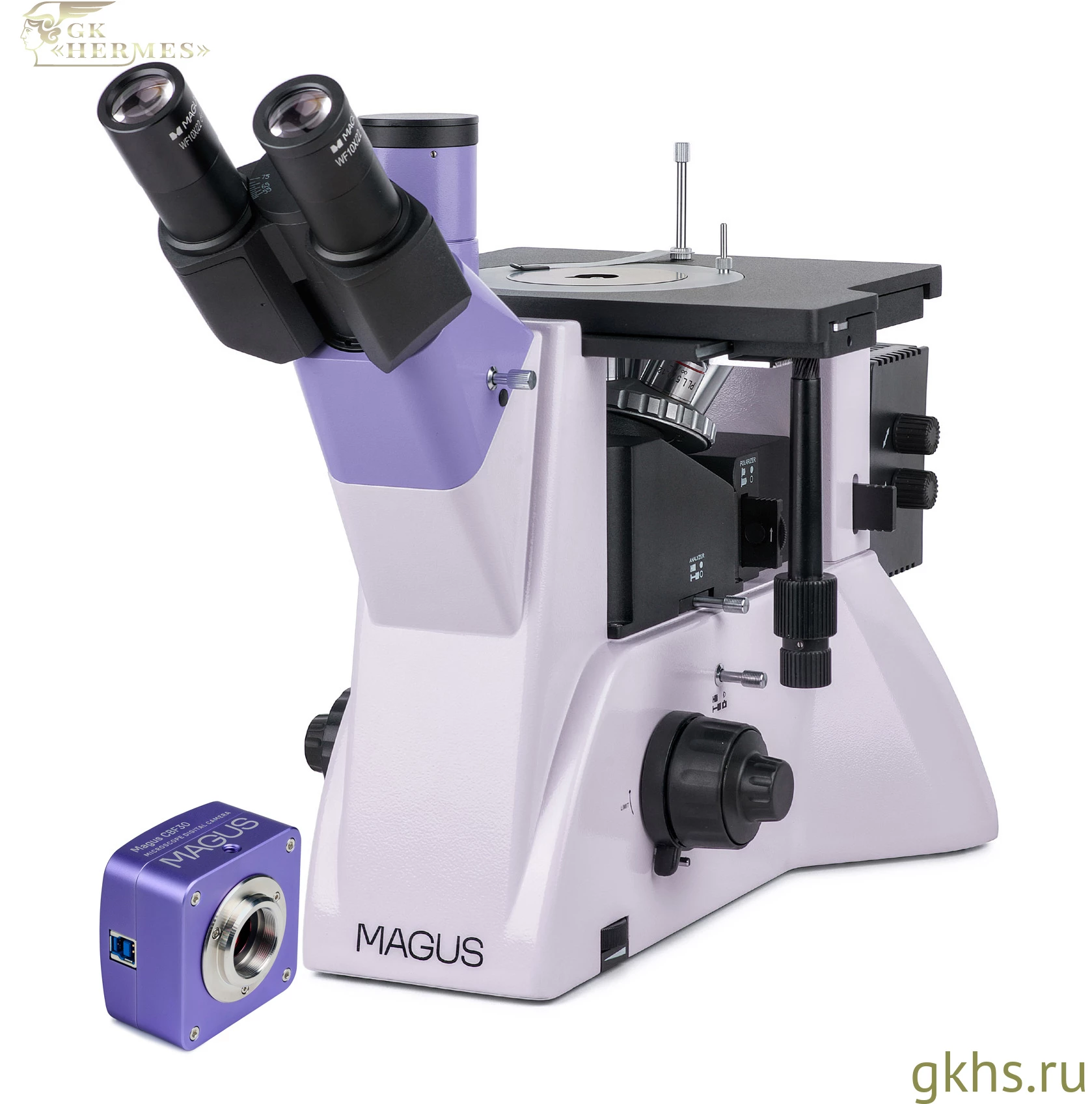 Микроскоп металлографический инвертированный цифровой MAGUS Metal VD700 фото