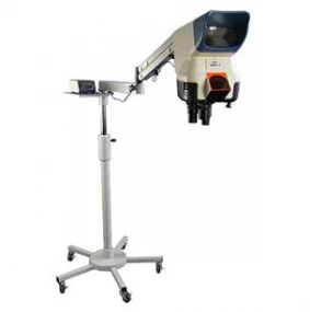Безокулярный стереомикроскоп на подкатном штативе BS-3070D на стойке фото