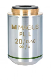 Объектив MAGUS 20PLL 20х/0,40 Plan L WD 8,80 мм фото