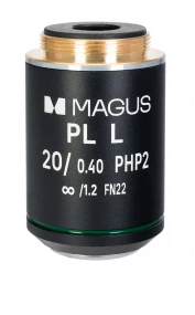 Объектив MAGUS 20HP 20х/0,40 Plan L фазовый PHP2 ∞/1,2 WD 8,0 мм фото