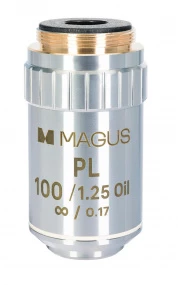 Объектив MAGUS SF100 OIL 100х/1,25 ми Plan Pol ∞/0,17 фото